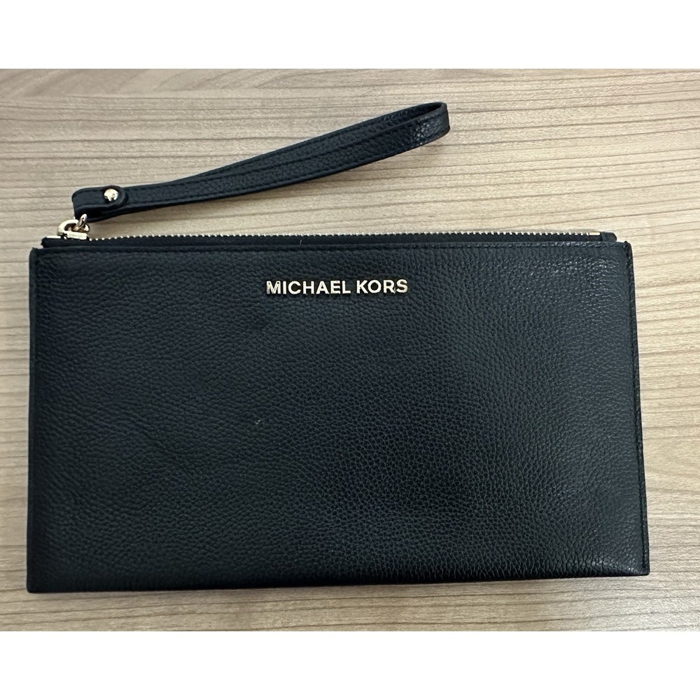 Michael Kors Jet Set Signature Multifunction Wristlet Large Black
